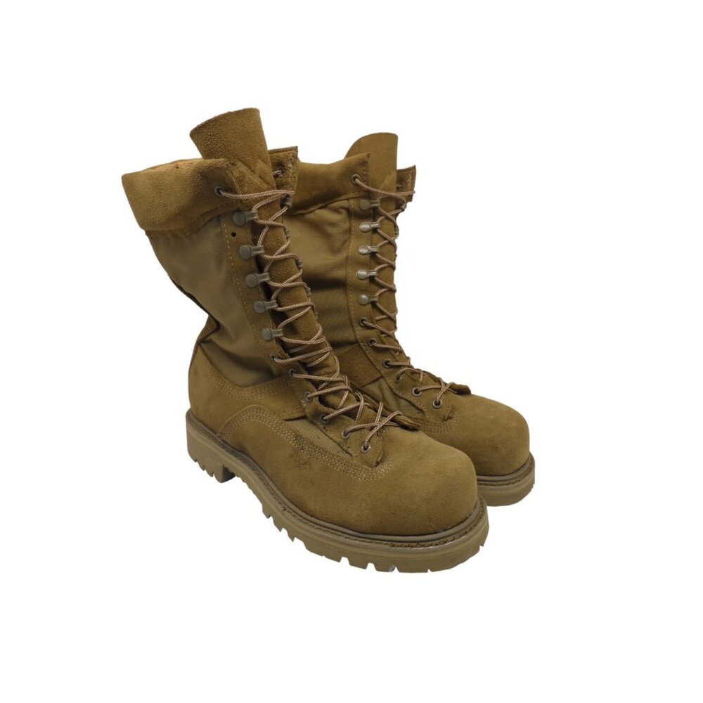 Hoffman Men's 10" Powerline Climbing Boots *Made In USA* Coyote Size 7D